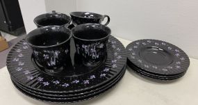 Mikasa Classic Elegance "Night  Shade" Dinner Ware
