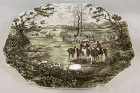 Tally Ho "The Kill" England Johnson Bros Porcelain Platter