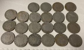 22 Liberty "V" Nickels
