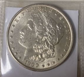 1900 Morgan Silver Dollar XF