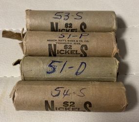 Four Rolls of Nckels