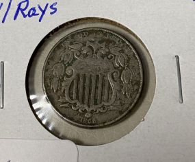 1866 Shield Nickel