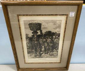 Phillip Sage Signed "Field Hands" Print