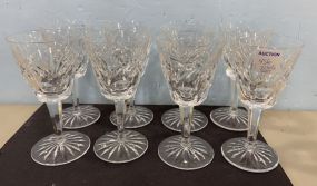 Eight Waterford "Ashling" Crystal Stems