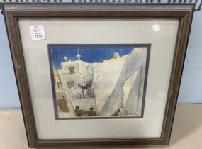 "Red, White, and Blue" Watercolor by Mahrea Crames