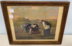 Print of 1910 "The Gleaners"