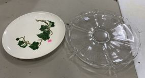 Poppy Trail Charger and "Cameo" Torte Plate
