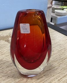 Giuliano Tosi Art Glass Vase