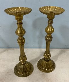 Pair of Brass Candle Sticks