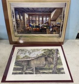 Signed Vicksburg Poster and "Remember When" Print by Cynara