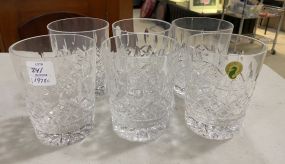 Set of 6 Waterford "Lismore" Old Fashioned Glasses