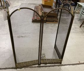 Brass Fireplace Screen