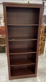 Cherry Pressed Wood Bookcase