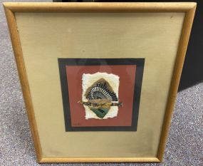 Arline Bailey "A Touch of the Orient" Collage Paper Art