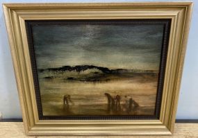 Mary Katherine Loyacano "Diggin for Claims" Painting