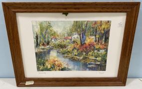 Framed "Yesterday" Watercolor Print by Philip