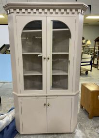 Painted Corner Cabinet