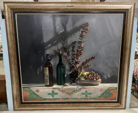 P. Sanders McNeal  "Decanting the Wine" Still Life Painting