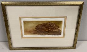 Carol Hardy Pigott "Thibadeaux" 1/150 Serigraph