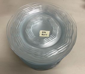 30 KIM Glass 10" Dinner Plates