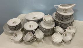 Pink Orchid China Japan Set