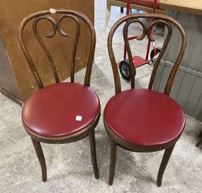 Pair of Bentwood Ice Cream Chairs