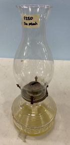 Vintage Glass Oil Lamp