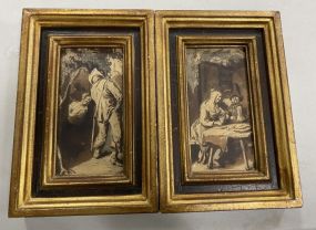 Pair of Catalda Fine Arts "In the Bower" Prints by Steen
