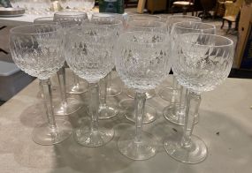 12 Waterford Crystal "Colleen Hook Glasses