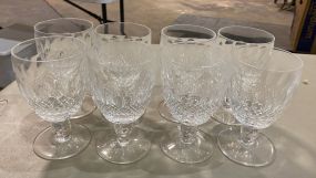 8 Waterford Crystal "Colleen" Low Stems