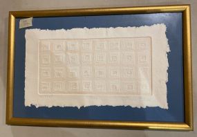 Blanche Batson "Screens" Embossed Paper Art