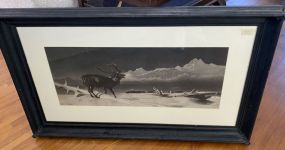 "The Challenge" Engraved by J. W. Watts