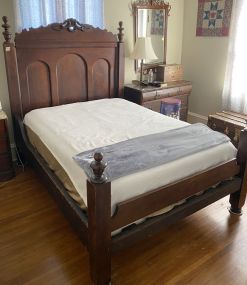 Antique Victorian Style 52"wide Bed