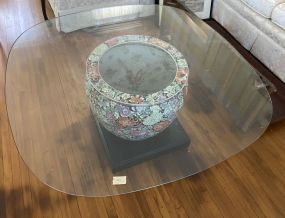 Porcelain Fish Bowl Coffee Table