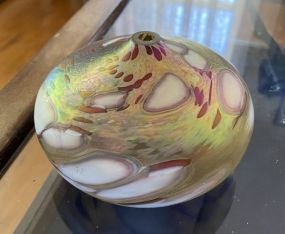 Hand Made Art Glass Vase