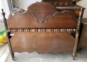 1920's-30's Depression Era Bed 55"