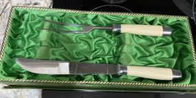 Solingen Germany Bakelite Handled Carving Set
