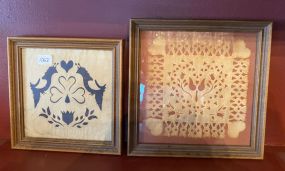 Vintage Scherenschnitte Paper Cutting Folk Art