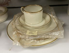 Fitz and Floyd "Palais" Dinner Plate, Salad Plate, Bowl, Cup