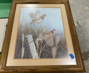 Signed Louque Bird Print