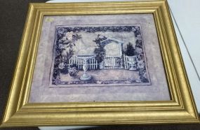 Framed Olson Courtyard Print