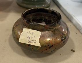 B &amp; L Hand Crafted Glass Bowl