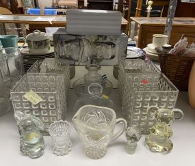 Group of Glass Decorative Pieces