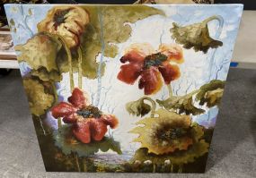 Flower Print on Canvas