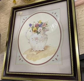 Patricia Maltlie Signed Pitcher Print