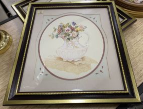 Patricia Maltlie Signed Pitcher Print