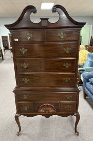 Antique Reproduction Queen Anne Hiboy