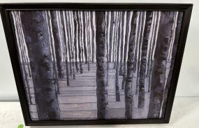 William P. Andrews "November Forest" 2007 Oil on Canvas