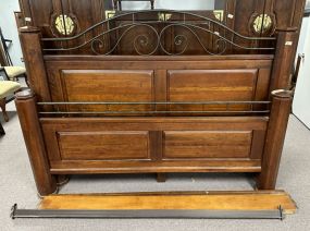 Modern Cherry King Size Bed