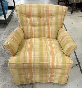 Montclair Yellow Upholstered Arm Chair